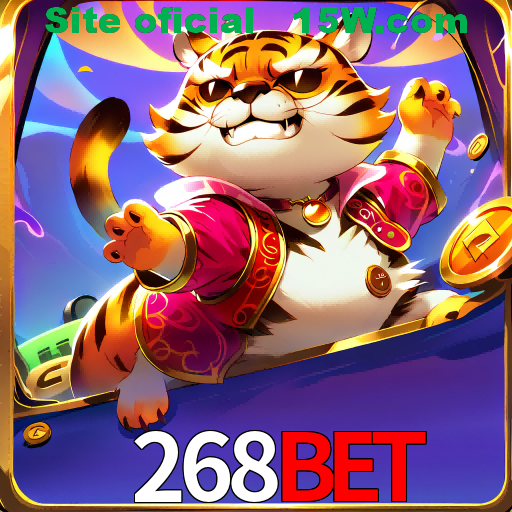 Imagem promocional da 268Bet mostrando a plataforma e suas vantagens